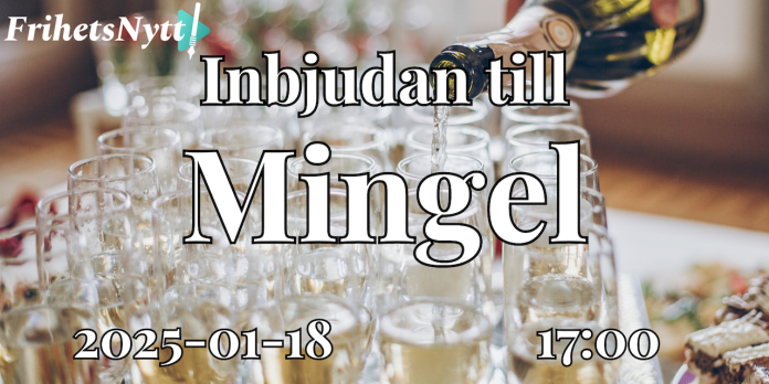 Välkommen till Frihetsnytts mingel den 18 januari