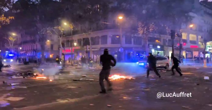 Immigration Chaos in France. Screenshot: X
